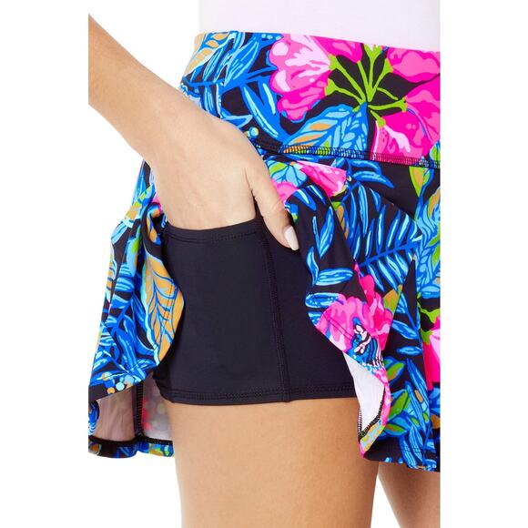 NEW Lilly Pulitzer Women's Medium Luxeletic Rosalla Skort UPF 50+ - Picture 2 of 14
